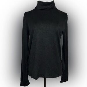 Zara Cozy Black Knit Turtleneck Sweater